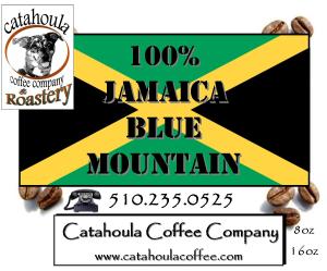100% Jamaica Blue Mountain...